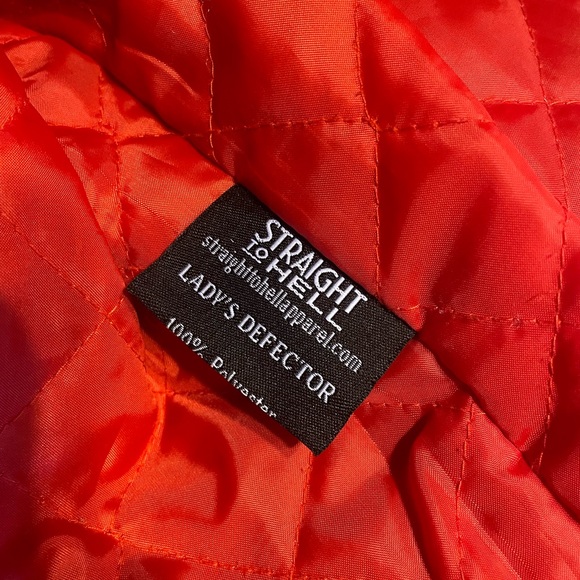 Straight to Hell black leather jacket. - Picture 3 of 12